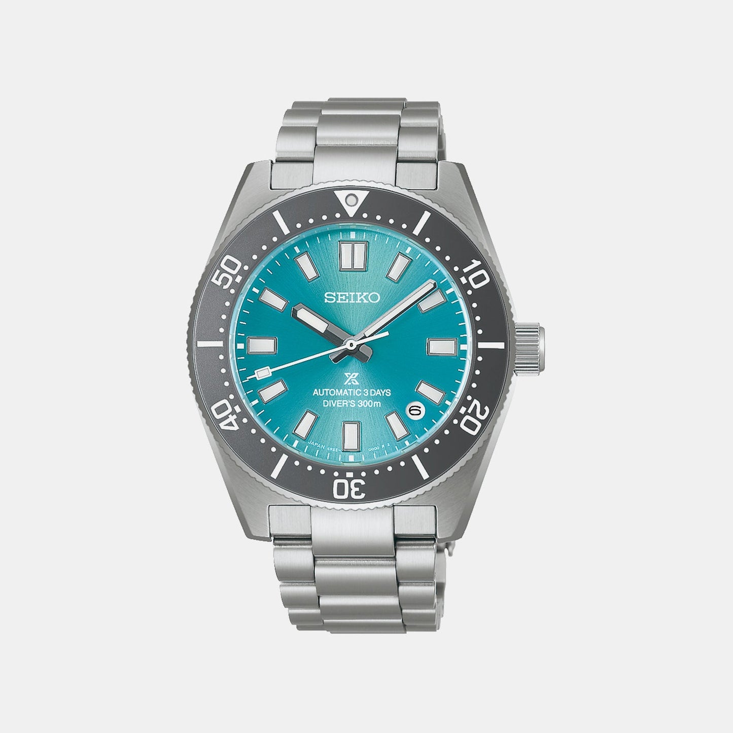 Prospex 1965 Heritage Diverâ€™s Watch Save the Ocean Limited Edition Men Automatic Teal Dial Analog Stainless Steel Watch SPB545J1