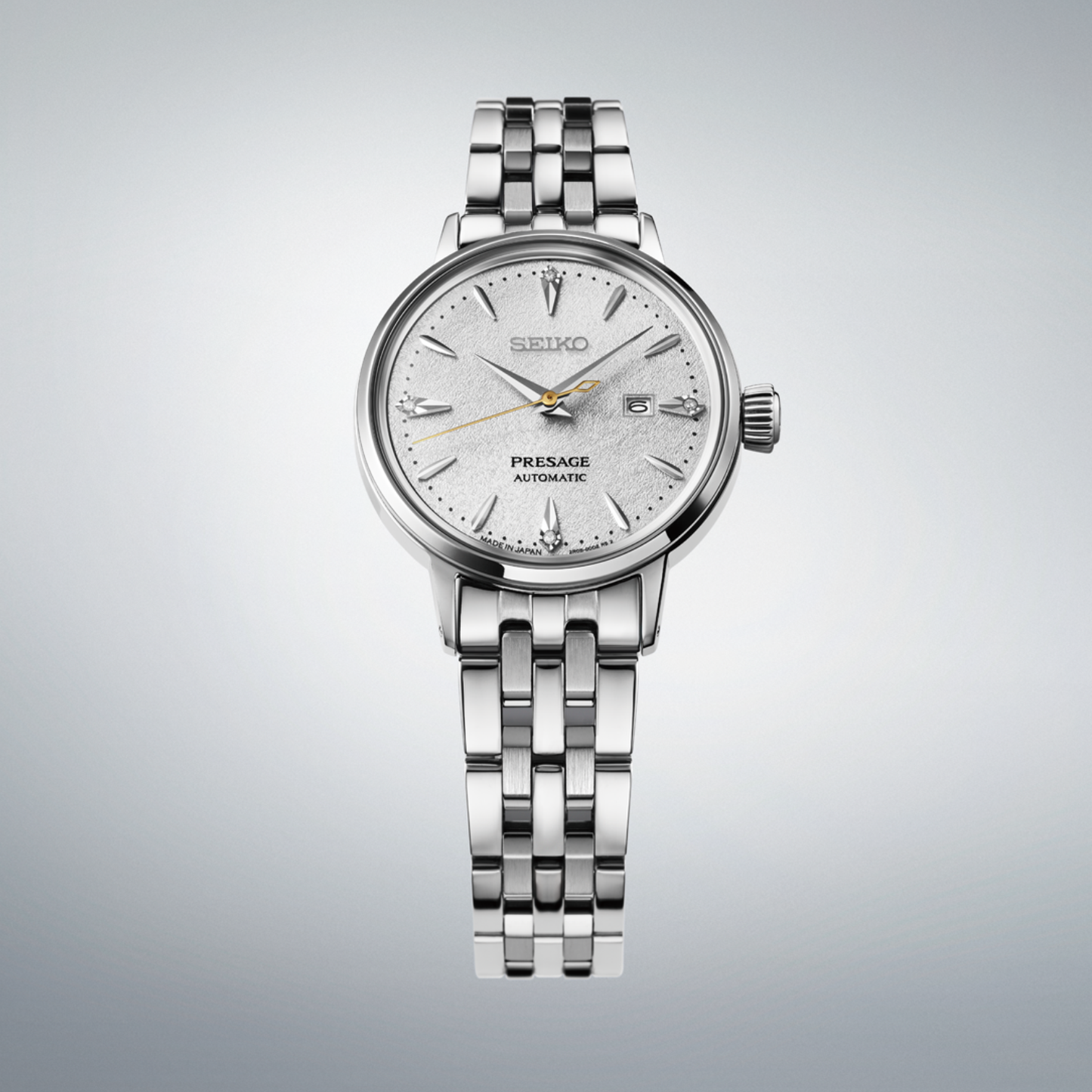 Presage Women Automatic White Dial Analog Stainless Steel Watch SRE017J1