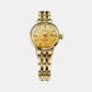 Presage Women Automatic Gold Dial Analog Stainless Steel Watch SRE018J1