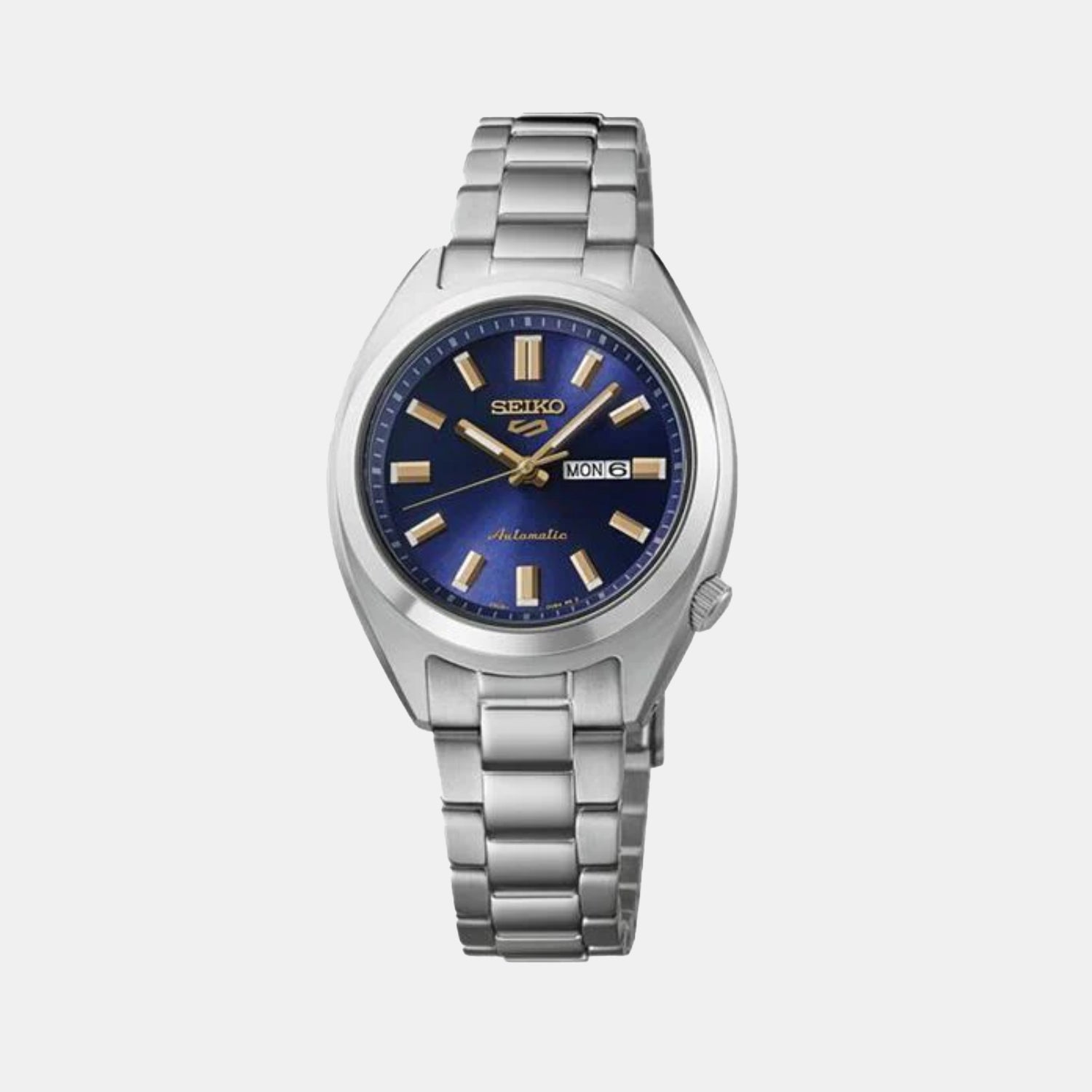 5 Sports Women Automatic Blue Dial Analog Stainless Steel Watch SRE021K1