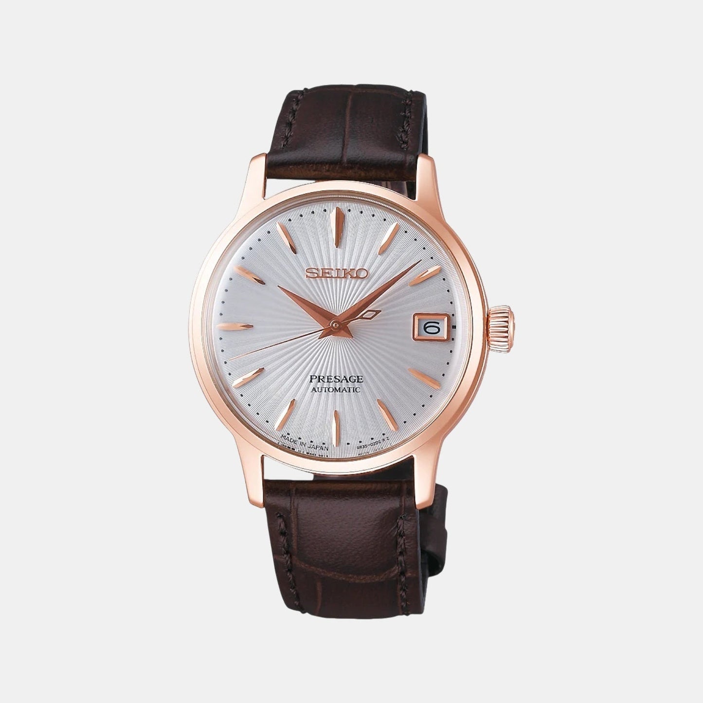 Presage Women Automatic Pink Dial Analog Stainless Steel Watch SRP852J1