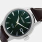 Presage Men Automatic Green Dial Analog Leather Watch SRPD37J1