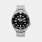 5 Sports Men Automatic Black Dial Analog Stainless Steel Watch SRPD55K1
