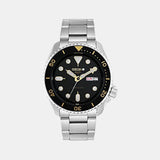 5 Sports Men Automatic Black Dial Analog Stainless Steel Watch SRPD57K1