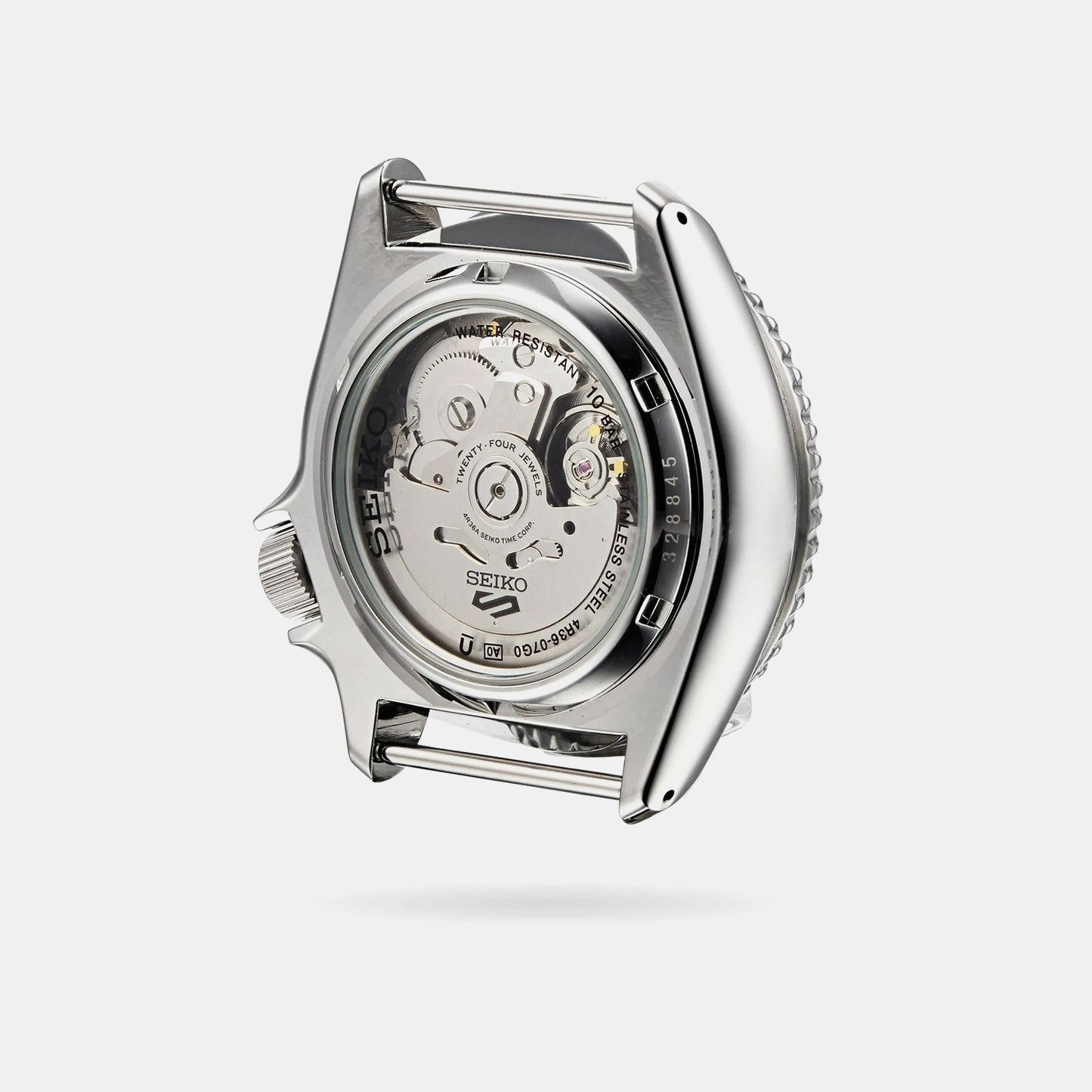 5 Sports Men Automatic Orange Dial Analog Stainless Steel Watch SRPD59K1