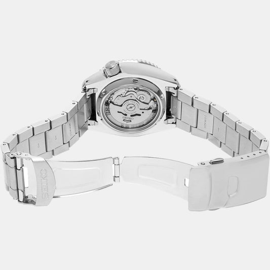 5 Sports Men Automatic Green Dial Analog Stainless Steel Watch SRPD61K1