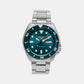 5 Sports Men Automatic Green Dial Analog Stainless Steel Watch SRPD61K1