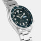 5 Sports Men Automatic Green Dial Analog Stainless Steel Watch SRPD63K1