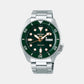 5 Sports Men Automatic Green Dial Analog Stainless Steel Watch SRPD63K1