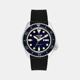 5 Sports Men Automatic Blue Dial Analog Silicone Watch SRPD71K2