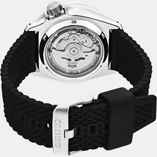 5 Sports Men Automatic Blue Dial Analog Silicone Watch SRPD71K2