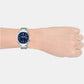 5 Sports Men Automatic Blue Dial Analog Stainless Steel Watch SRPE53K1