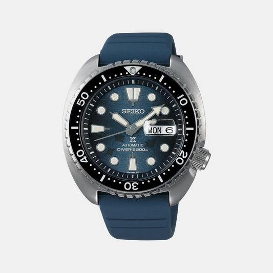 Prospex Men Automatic Blue Dial Analog Silicone Watch SRPF77K1