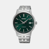 Dress Men Automatic Green Dial Analog Stainless Steel Watch SRPH89K1