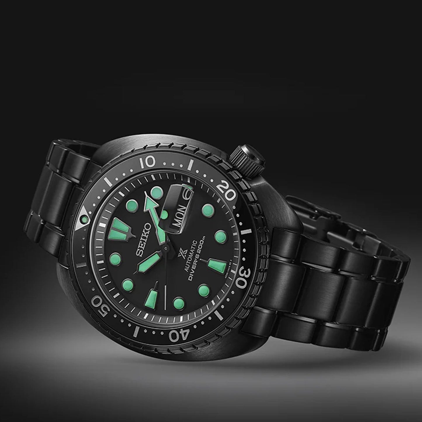 Prospex Men Automatic Black Dial Analog Stainless Steel Watch SRPK43K1