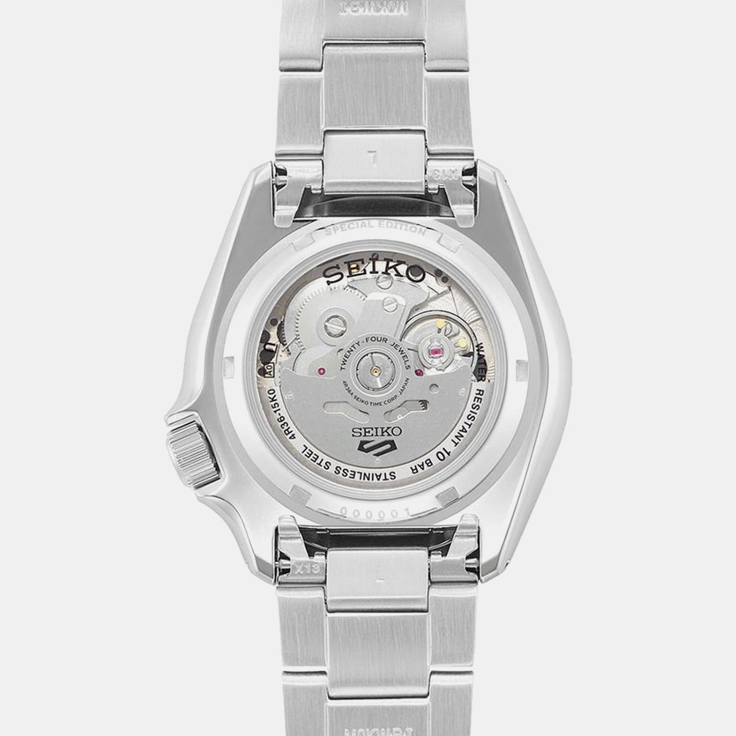 5 Sports Men Automatic Blue Dial Analog Stainless Steel Watch SRPK65K1