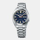 5 Sports Men Automatic Blue Dial Analog Stainless Steel Watch SRPK87K1