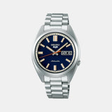 5 Sports Men Automatic Blue Dial Analog Stainless Steel Watch SRPK87K1