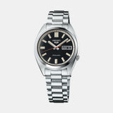 5 Sports Men Automatic Black Dial Analog Stainless Steel Watch SRPK89K1