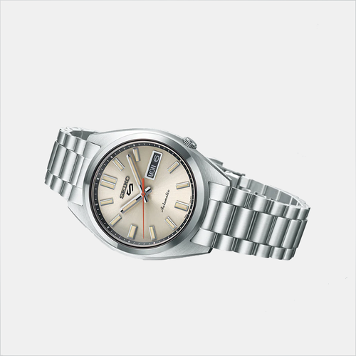 5 Sports Men Automatic Beige Dial Analog Stainless Steel Watch SRPK91K1