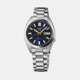 5 Sports Men Automatic Blue Dial Analog Stainless Steel Watch SRPL55K1