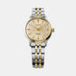 Presage Men Automatic Gold Dial Analog Stainless Steel Watch SRPL64J1