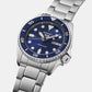 5 Sports Men Automatic Blue Dial Analog Stainless Steel Watch SRPL77K1