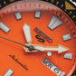 5 Sports Men Automatic Orange Dial Analog Silicone Watch SRPL89K1
