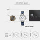 Dress Women Quartz White Dial Analog Leather Watch SRZ545P1
