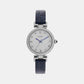 Dress Women Quartz White Dial Analog Leather Watch SRZ545P1