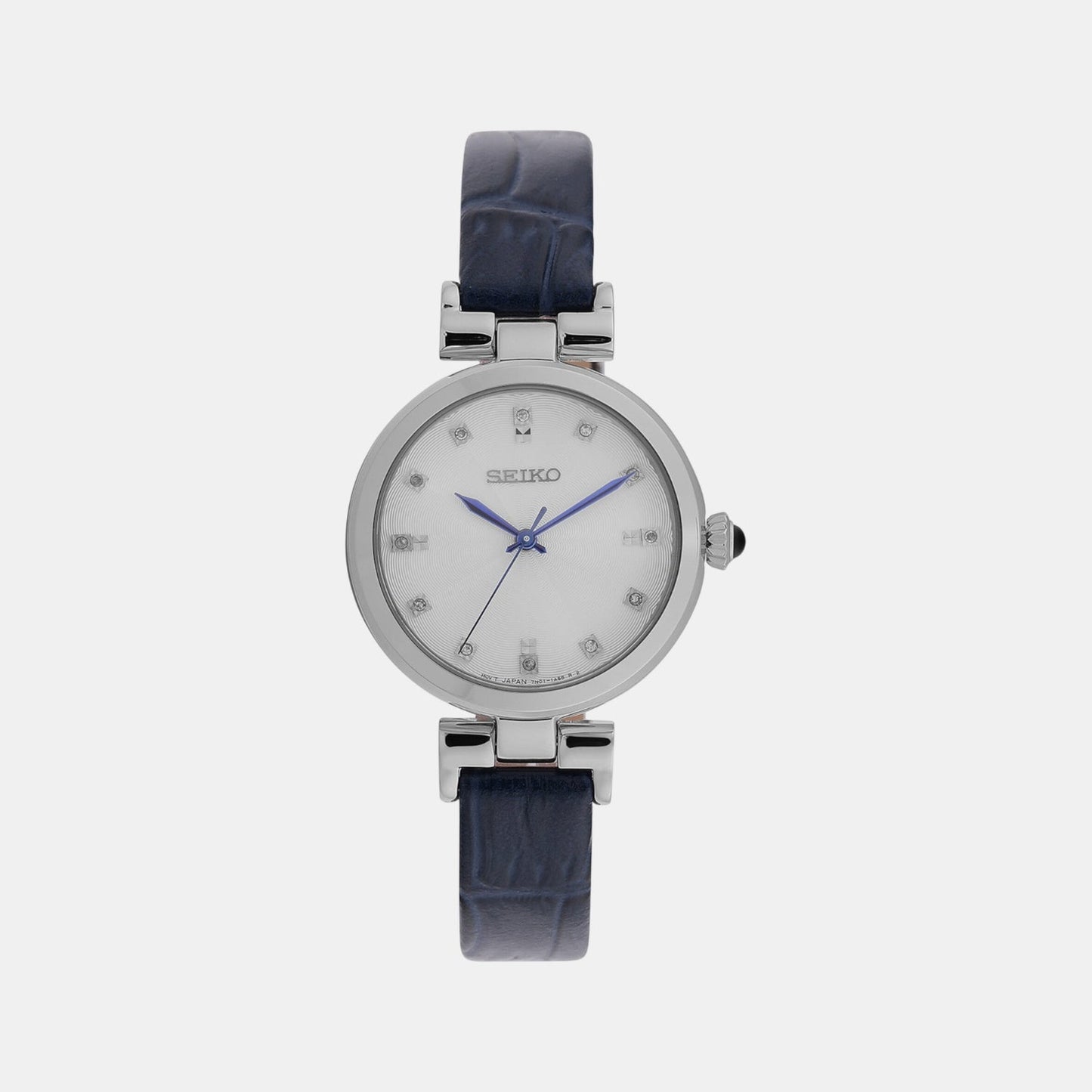 Dress Women Quartz White Dial Analog Leather Watch SRZ545P1