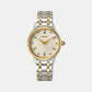 Classic Women Quartz Champagne Dial Analog Stainless Steel Watch SRZ550P1