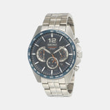 Dress Men Quartz Blue Dial Chronograph Stainless Steel Watch SSB345P1