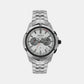 Coutura Men Quartz White Dial Chronograph Stainless Steel Watch SSB433P9