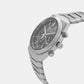 Dress Men Quartz Grey Dial Chronograph Stainless Steel Watch SSB455P1