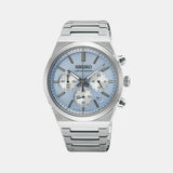 Conceptual Men Quartz Blue Dial Chronograph Stainless Steel Watch SSB459P1