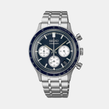 Men Quartz Blue Dial Chronograph Stainless Steel Watch SSB477P1