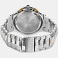 Coutura Men Solar Black Dial Chronograph Stainless Steel Watch SSC376P9