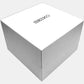 Coutura Men Solar Black Dial Chronograph Stainless Steel Watch SSC376P9