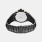 Coutura Men Solar Black Dial Chronograph Stainless Steel Watch SSC573P1