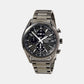 Macchina Sportiva Men Solar Black Dial Chronograph Stainless Steel Watch SSC773P1