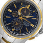 Coutura Men Solar Blue Dial Chronograph Stainless Steel Watch SSC798P1