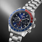 Prospex Men Solar Blue Dial Chronograph Stainless Steel Watch SSC913P1