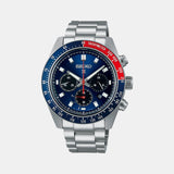 Prospex Men Solar Blue Dial Chronograph Stainless Steel Watch SSC913P1
