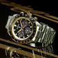 Prospex Men Solar Black Dial Chronograph Stainless Steel Watch SSC941P1