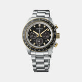 Prospex Men Solar Black Dial Chronograph Stainless Steel Watch SSC941P1