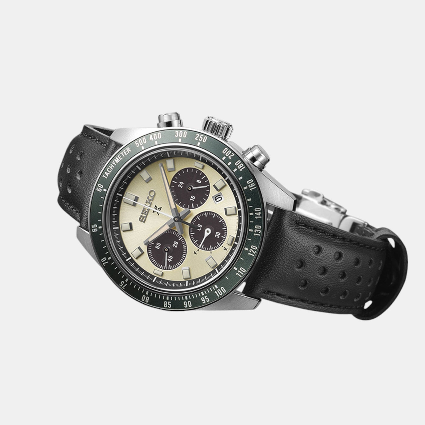 Prospex Men Solar Multicolour Dial Chronograph Leather Watch SSC943P1