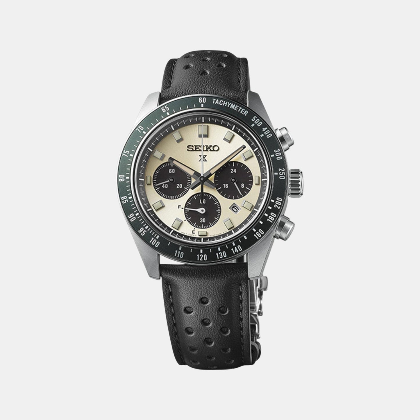 Prospex Men Solar Multicolour Dial Chronograph Leather Watch SSC943P1
