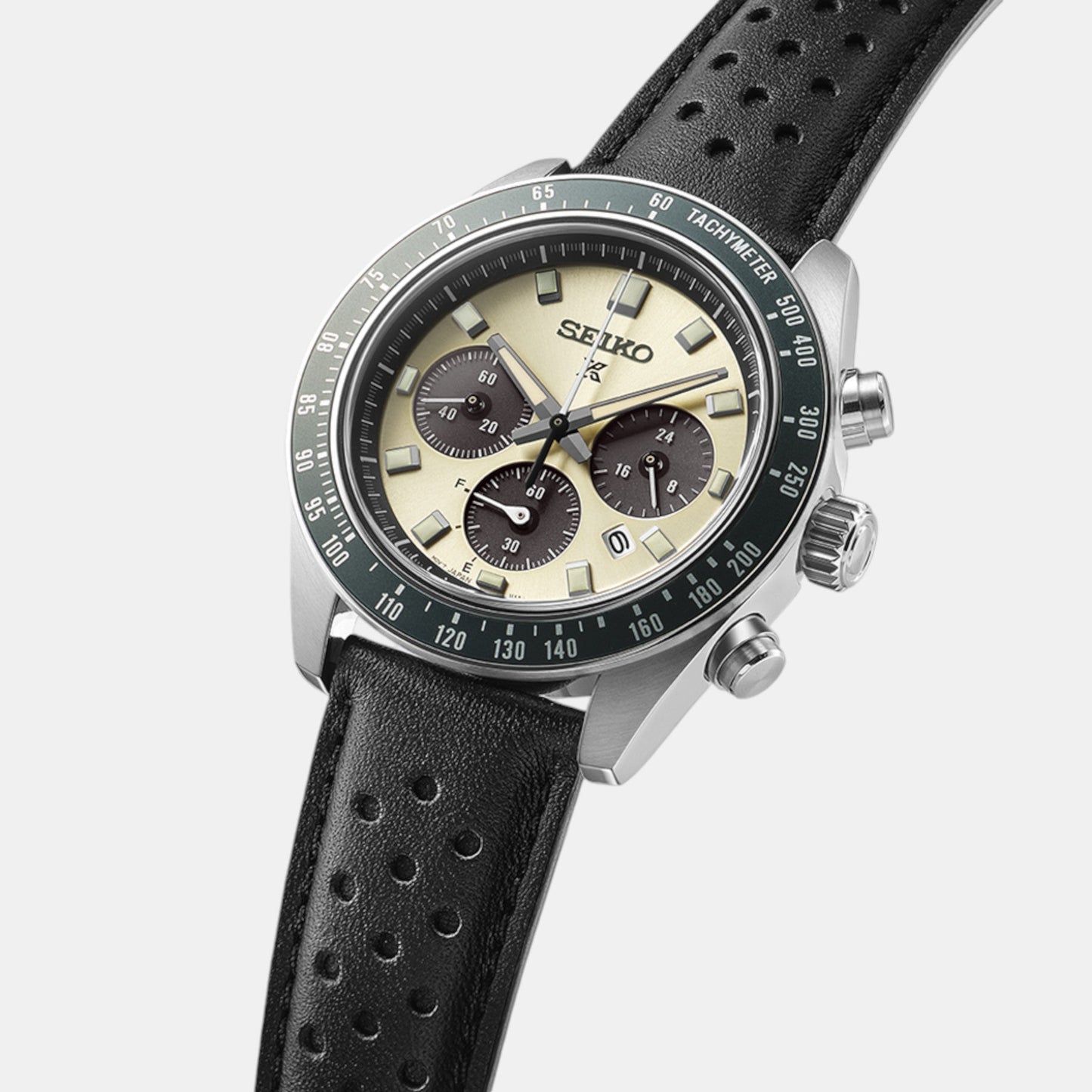 Prospex Men Solar Multicolour Dial Chronograph Leather Watch SSC943P1