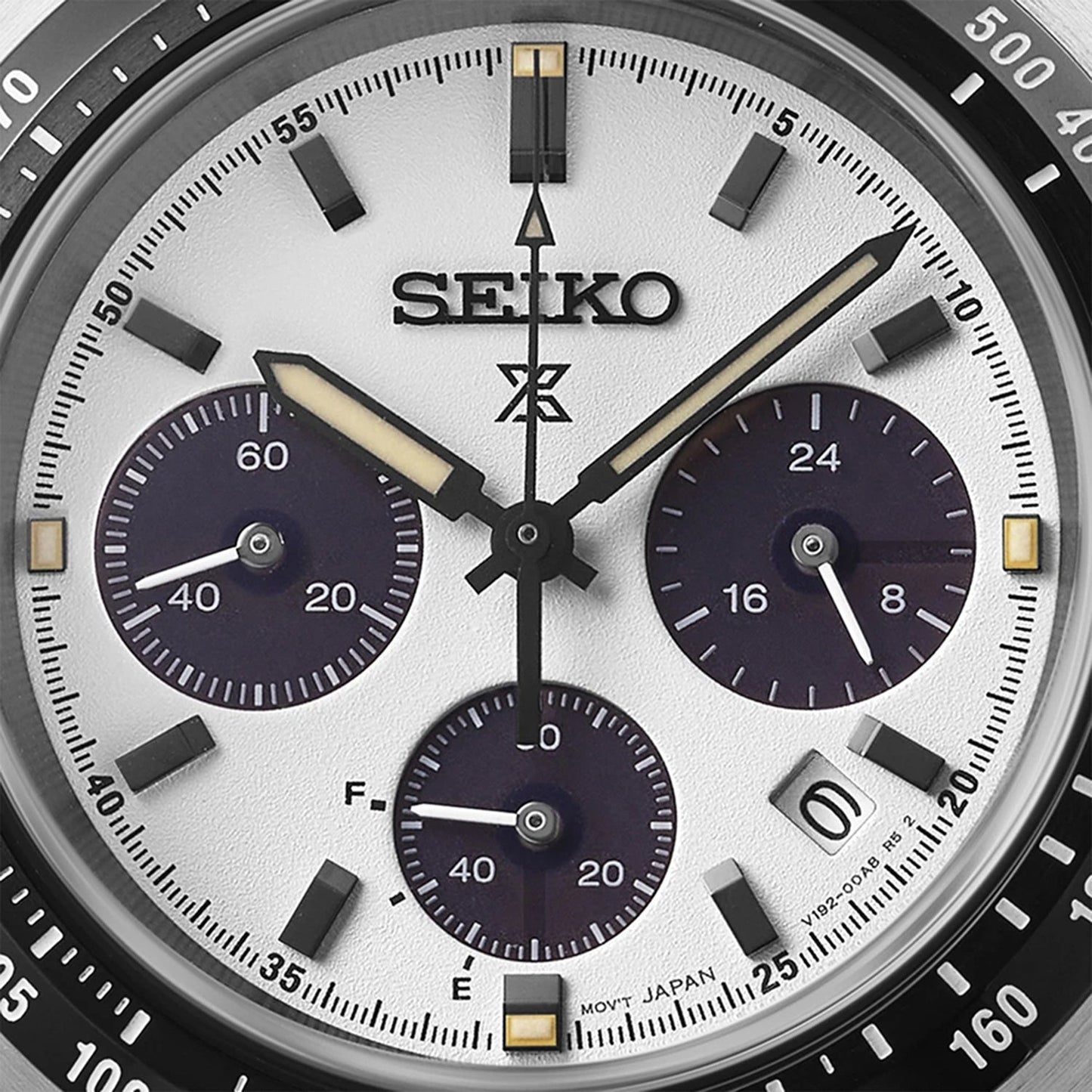 Prospex Men Solar White Dial Chronograph Stainless Steel Watch SSC961P1